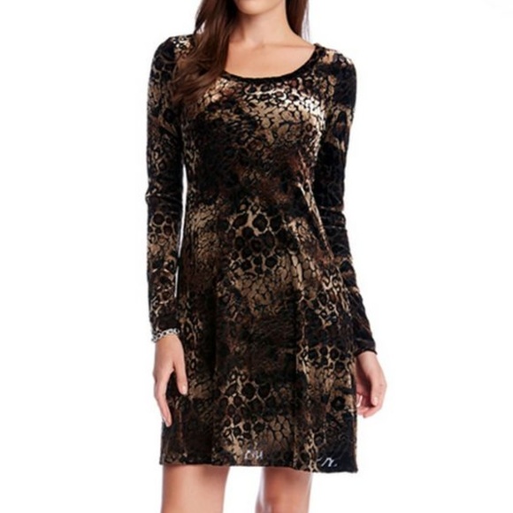 Karen Kane Dresses & Skirts - Karen Kane GOLD DUST Burnout Dress, XS